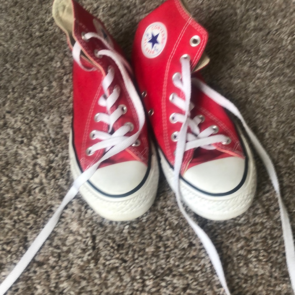 Converse mid-top shoes